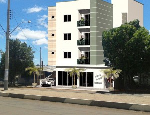 projeto Edificio comercial e residencial em Fred. West-RS para construtora SIDI